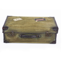 Tourbon пользовательские печать декоративные старинные PU чемодан старый стиль чемодан